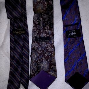 3 Vintage Men's Neck Ties